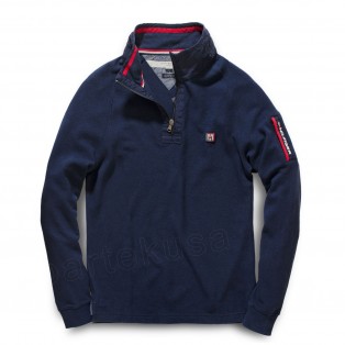 TOMMY HILFIGER BLUZA MESKA - HALF ZIP